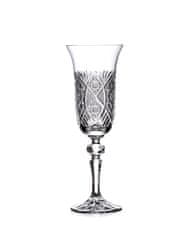 Bohemia Crystal Bohemia Crystal Ručně broušené sklenice na šampaňské Bratislava 150ml (set po 6ks)