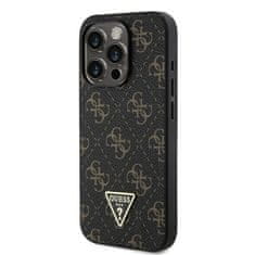 Guess Originální zadní kryt New 4G Triangle GUHCP16LPG4GPK pro iPhone 16 Pro Max černý