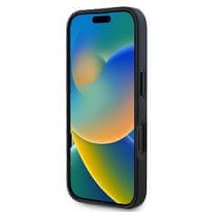 Guess Originální zadní kryt New 4G Triangle GUHCP16LPG4GPK pro iPhone 16 Pro Max černý