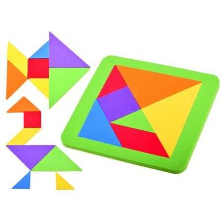 JOKOMISIADA Tangram: Pěnové puzzle – hlavolam