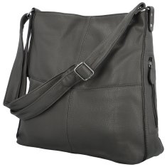 Maria Marni Stylová dámská crossbody kabelka Zhakkia, šedá