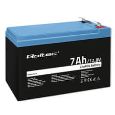 Qoltec Baterie LiFePO4 Lithium Iron Phosphate | 12,8V | 7Ah | 89,6Wh | BMS