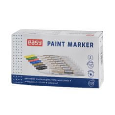 Spokey EASY PAINTMARKER Olejový popisovač s kulatým hrotem černý, 10 ks v balení