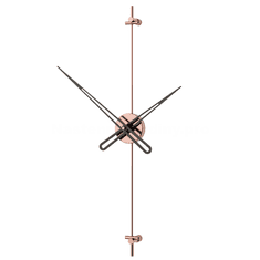 Mclock Designové nástěnné hodiny AX6013 Axle rose gold-black 60cm