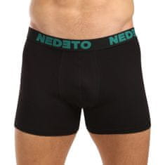 Nedeto 10PACK pánské boxerky černé (10NB004b) - velikost XL