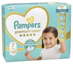 Pampers Premium Care vel. 7, 32 ks, 15 kg+