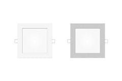 Mivvy LED panel Slim IP44 115 x 115 mm 115 x 115 x 12 mm, 8 W, 3000K,