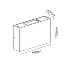 LED2 Dekorativní LED svítidlo BLADE s nastavitelným úhlem