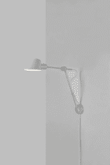 NORDLUX Stay flexibilní nástěnná lampa 620 x 700 mm, E27, s černým textilním kabelem