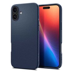 Spigen Silikonový obal na iPhone 16 6.1" Spigen Liquid Air Modrý