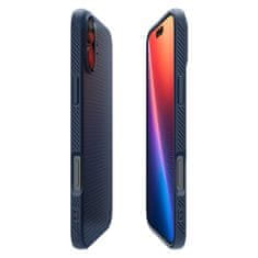 Spigen Silikonový obal na iPhone 16 6.1" Spigen Liquid Air Modrý