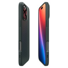 Spigen Silikonový obal na iPhone 16 PRO 6.3" Spigen Liquid Air Zelený