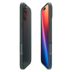 Spigen Silikonový obal na iPhone 16 6.1" Spigen Liquid Air Zelený