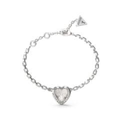 Guess Romantický ocelový náramek se srdíčkem Mon Amour JUBB04607JWRH (Délka 14,5 cm)