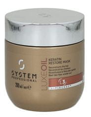 Obnovující maska s keratinem LuxeOil Keratin (Restore Mask) (Objem 200 ml)