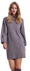 Vero Moda Dámské šaty VMNANCY Loose Fit 10249116 Light Grey Melange (Velikost M)