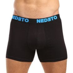 Nedeto 5PACK pánské boxerky černé (5NB003) - velikost XL