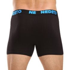 Nedeto 5PACK pánské boxerky černé (5NB003) - velikost XL