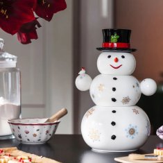 Villeroy & Boch Vánoční dekorace CHRISTMAS TOYS MEMORY Sněhulák - 3 dózy na curoví