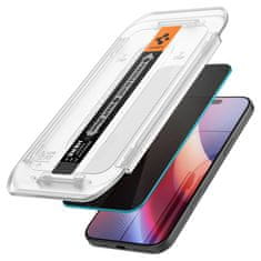 Spigen Celoplošné tvrzené sklo zatmavovací 2BALENÍ na iPhone 16 PRO MAX 6.9" Spigen GLAS.TR "EZ FIT" Privacy