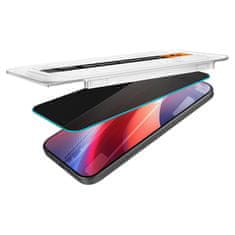 Spigen Celoplošné tvrzené sklo zatmavovací 2BALENÍ na iPhone 16 PRO MAX 6.9" Spigen GLAS.TR "EZ FIT" Privacy