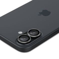 Spigen Ochrana fotoaparátu 2BALENÍ na iPhone 16 6.1" / 16 PLUS 6.7" Spigen OPTIK PRO.TR "EZ FIT" Čirá