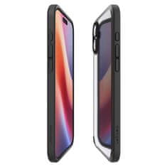 Spigen Kryt na iPhone 16 PLUS 6.7" Spigen Ultra Hybrid Transparentní s černým lemem