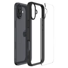 Spigen Kryt na iPhone 16 PLUS 6.7" Spigen Ultra Hybrid Transparentní s černým lemem