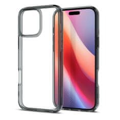 Spigen Kryt na iPhone 16 PRO 6.3" Spigen Ultra Hybrid Transparentí s kouřovým lemem