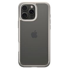 Spigen Kryt na iPhone 16 PRO 6.3" Spigen Ultra Hybrid Transparentní s titanovým lemem