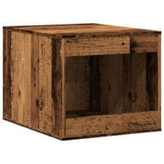 Vidaxl Skříňka na kočičí záchod old wood 47x59x42 cm kompozitní dřevo