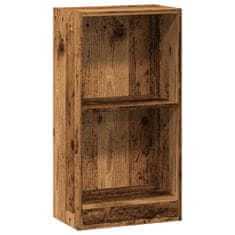 Vidaxl Knihovna old wood 40 x 24 x 76 cm kompozitní dřevo