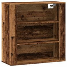 Vidaxl Nástěnná skříňka old wood 80 x 33 x 80 cm kompozitní dřevo