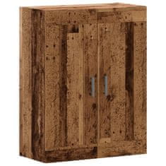 Vidaxl Příborník old wood 69,5 x 34 x 90 cm kompozitní dřevo