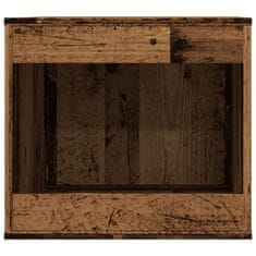 Vidaxl Skříňka na kočičí záchod old wood 47x59x42 cm kompozitní dřevo