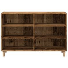 Vidaxl Příborník old wood 103,5 x 35 x 70 cm kompozitní dřevo