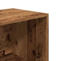 Vidaxl Botníková lavice old wood 105 x 35 x 35 cm kompozitní dřevo