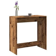 shumee vidaXL Barový stůl old wood 102 x 50 x 103,5 cm kompozitní dřevo