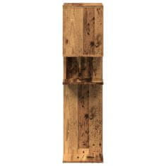 Petromila Knihovna / dělicí stěna old wood 92x29x112 cm kompozitní dřevo