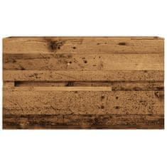 Vidaxl Skříňka pod umyvadlo old wood 90x38,5x45 cm kompozitní dřevo