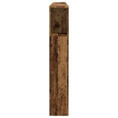 Vidaxl Čelo postele s úložným prostorem old wood 200x18,5x102,5 cm