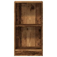 Vidaxl Knihovna old wood 40 x 24 x 76 cm kompozitní dřevo