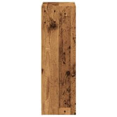 Vidaxl Knihovna old wood 40 x 24 x 76 cm kompozitní dřevo