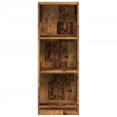 Vidaxl Knihovna old wood 40 x 24 x 109 cm kompozitní dřevo