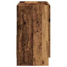 Vidaxl Skříňka pod umyvadlo old wood 63 x 30 x 54 cm kompozitní dřevo