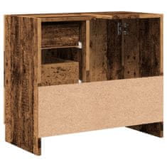 Vidaxl Skříňka pod umyvadlo old wood 63 x 30 x 54 cm kompozitní dřevo