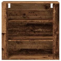 Vidaxl Nástěnná skříňka old wood 80 x 33 x 80 cm kompozitní dřevo