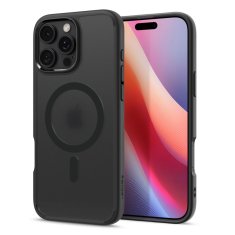 Spigen Pancéřový kryt na iPhone 16 PRO MAX 6.9" Spigen Ultra Hybrid Mag MagSafe Černý matný