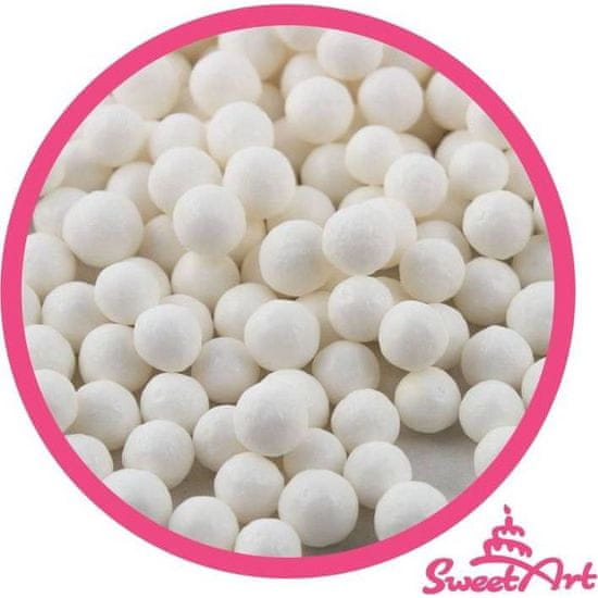 SweetArt cukrové perly bílé 7 mm (80 g)