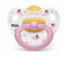 Kraftika Nuk dudlík happy kids,la,v2 (6-18m.) růžový ptáček